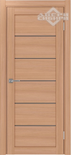 Полотно Optima Porte Турин 506.12 Ясень темный ст. Бронза матовое