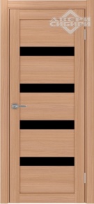 Полотно Optima Porte Турин 505.12 Ясень темный ст. LACчерный 